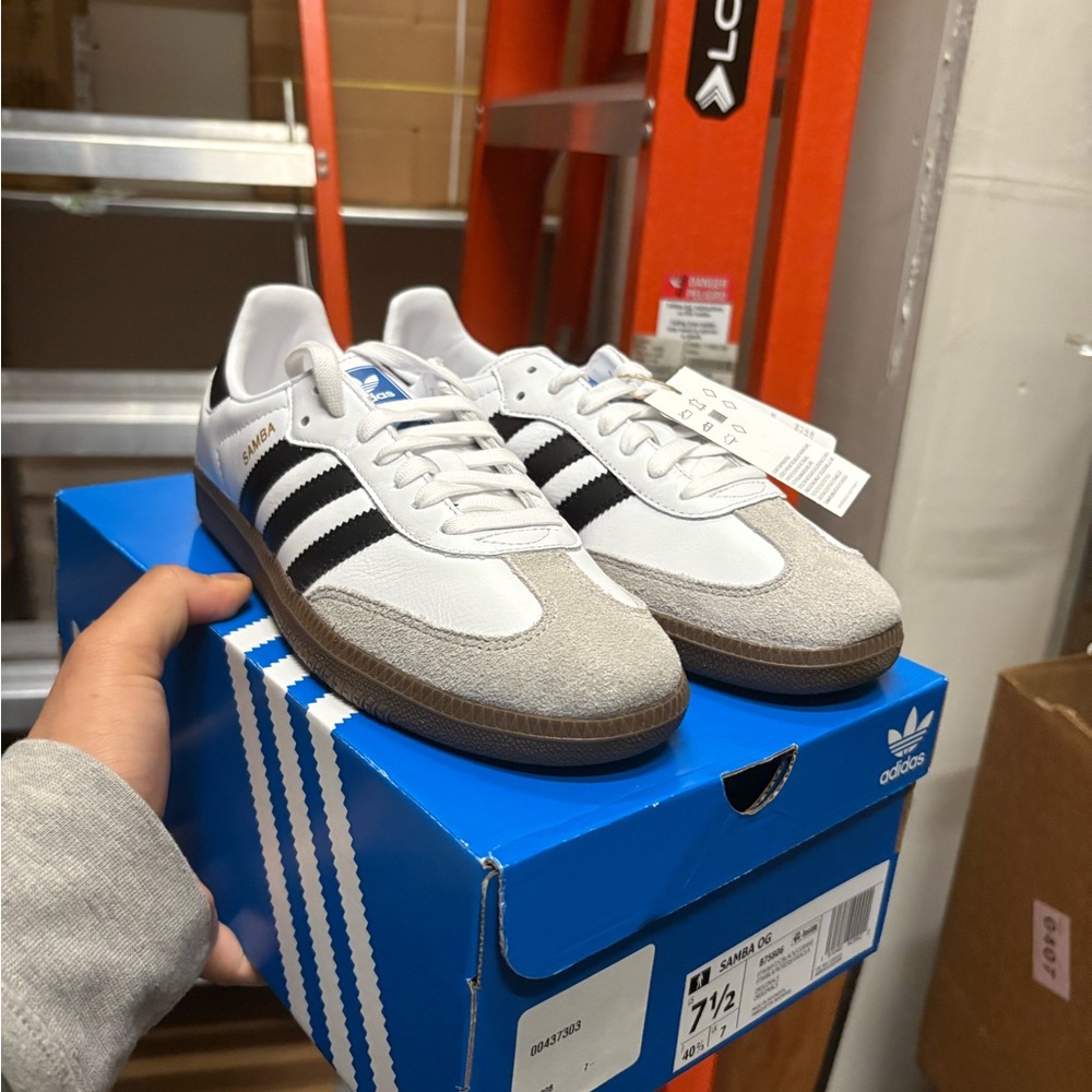 Adidas Samba Classic White Sneakers